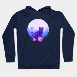 Purple astronaut cat Hoodie